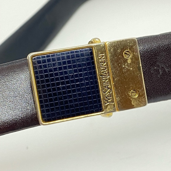 saint laurent reversible belt